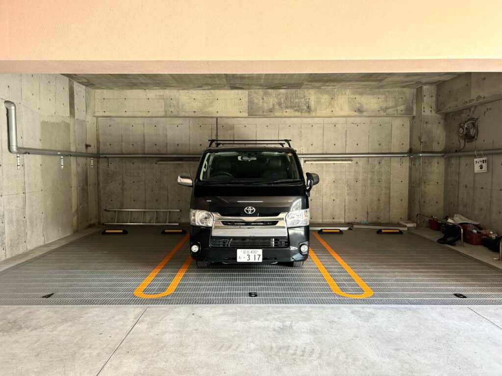 機械式駐車場平面化後の様子